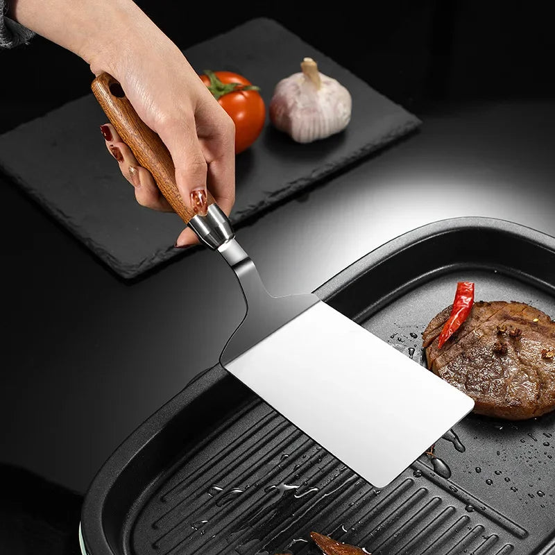 Espátula de Acero Inoxidable para Parrilla y Cocina – Multiusos