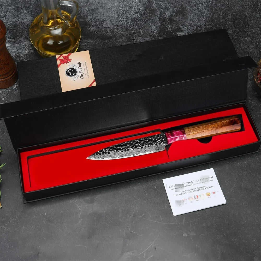 Cuchillo Multiusos de Acero Damasco VG10 – 4.96”