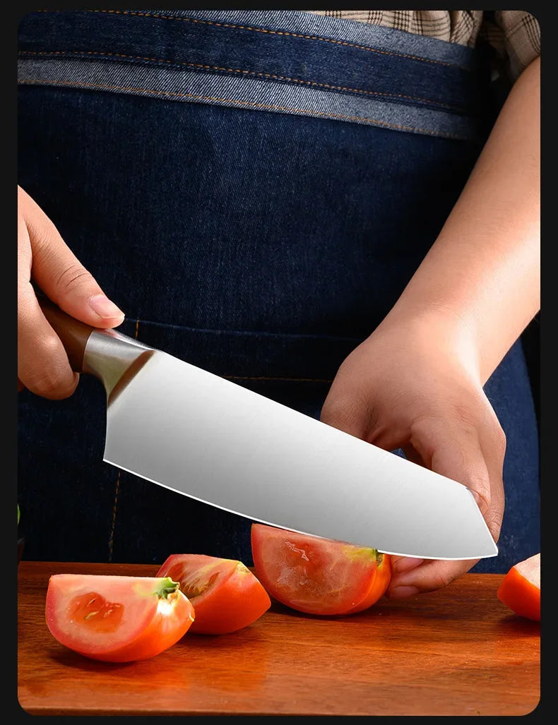 Juego de Cuchillos de Chef – Acero Inoxidable Japonés, Multiusos y Ergonómico - 369 view