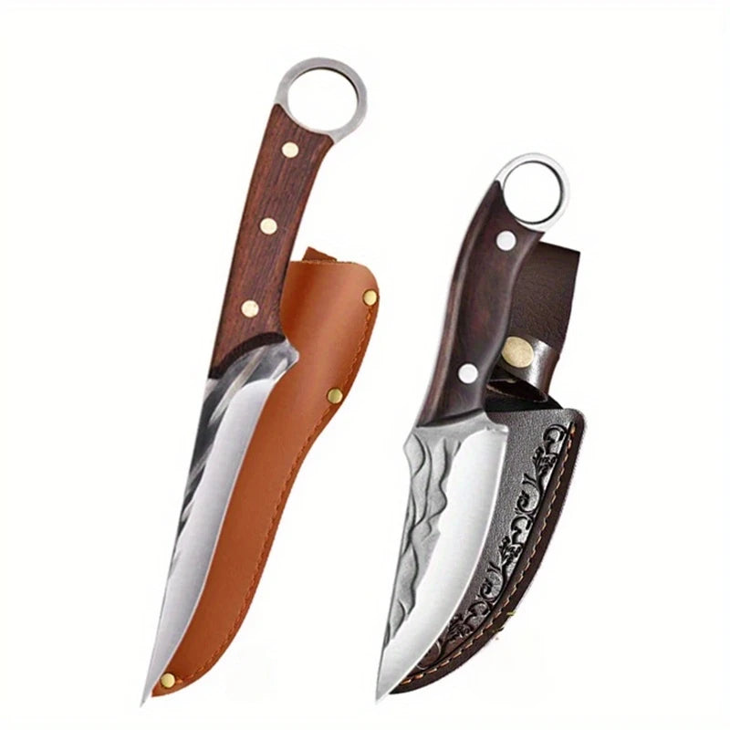 Cuchillo Deshuesador Forjado – Acero Inoxidable, Mango de Madera, Profesional - 369 view