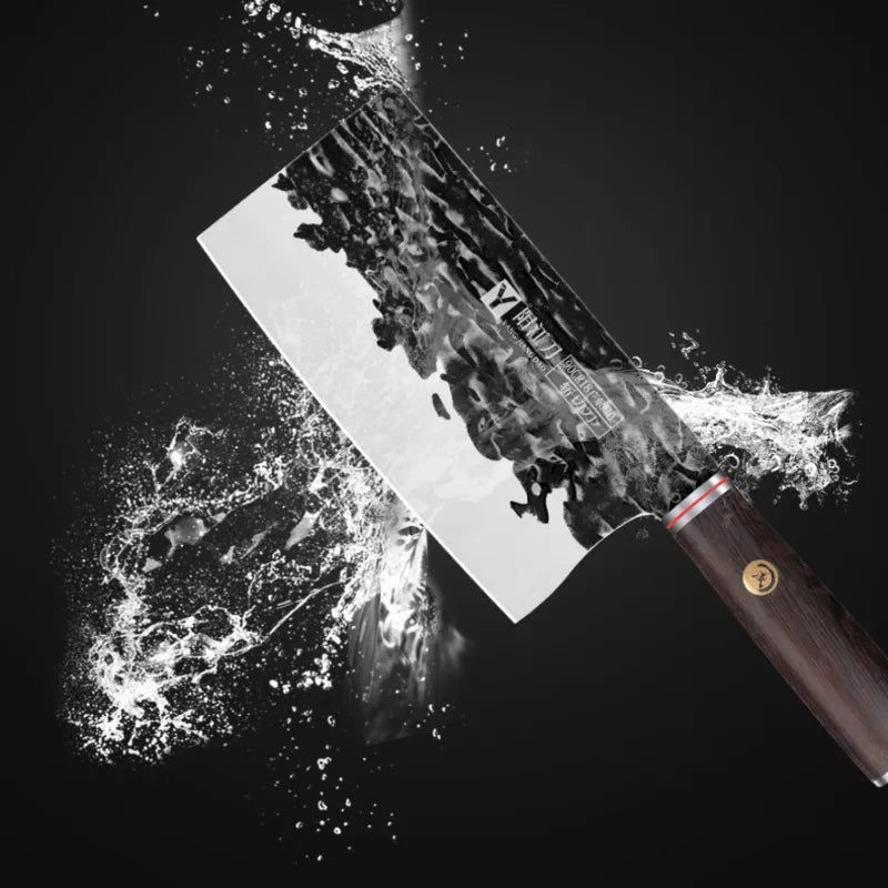 Cuchillo Forjado BAKULI – Alta Calidad, Afilado y Resistente para Carne y Verduras - 369 view