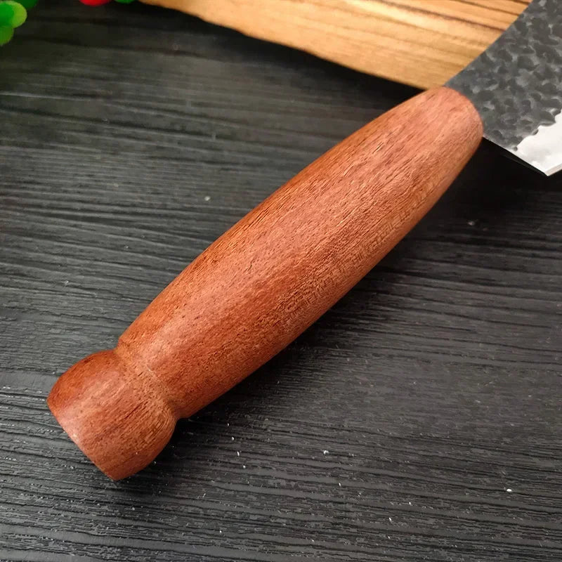 Cuchillo de Cocina Forjado – Multiusos, Mango de Madera, Ideal para Carne y Verduras - 369 view
