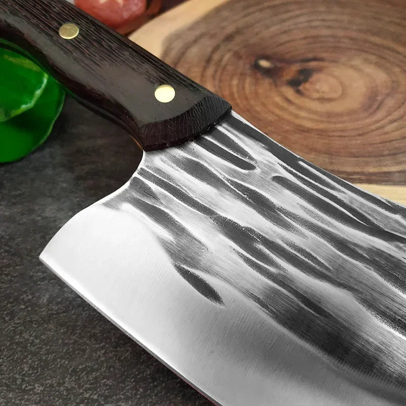 Cuchillo de Chef Forjado a Mano – Tradicional, Ideal para Carne y Verduras - 369 view