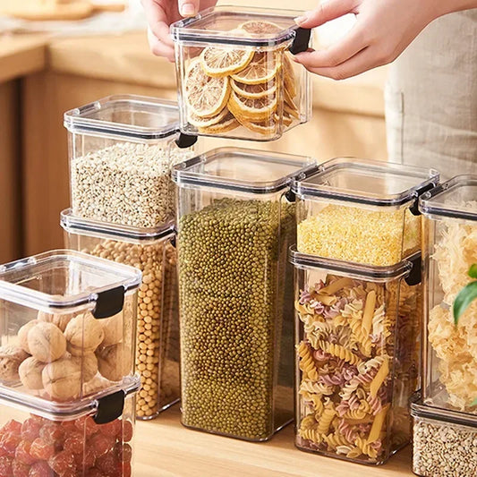 Tarros Sellados de Gran Capacidad – Almacenamiento Hermético para Cocina