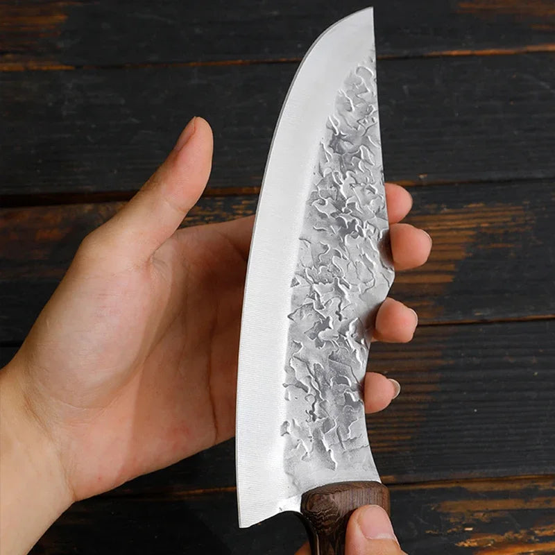 Cuchillo de Carnicero con Funda – Mango de Madera, Ideal para BBQ y Cocina - 369 view