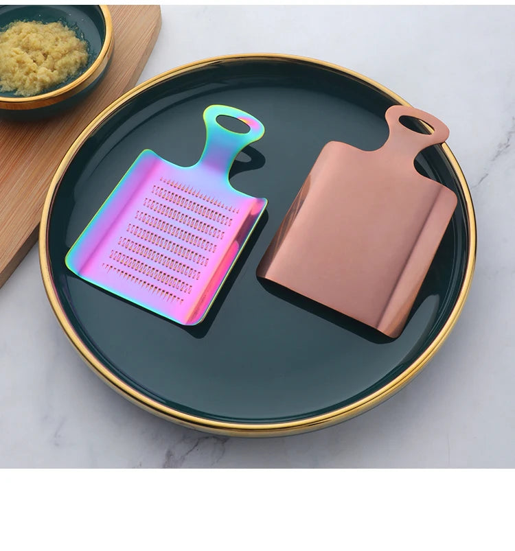 Triturador de Ajo y Jengibre de Acero Inoxidable – Herramienta de Cocina Multifuncional