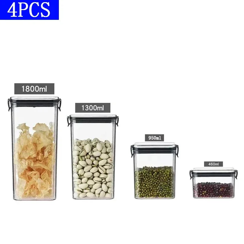 Tarros Sellados de Gran Capacidad – Almacenamiento Hermético para Cocina