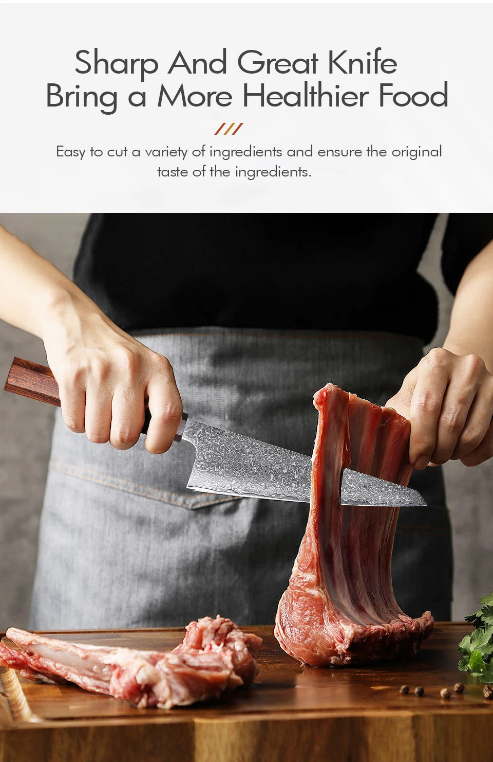 TURWHO 6" Japanese Hand Forged Honesuki Chef Knife Damascus Steel Professional Kitchen Knives Sharp Utility Boning Cooking Tools