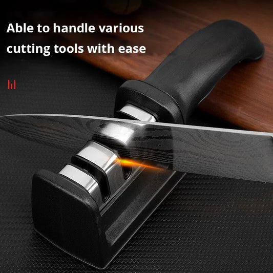 Afilador de Cuchillos de Tres Segmentos – Manual, Multifuncional y Ergonómico - 369 view