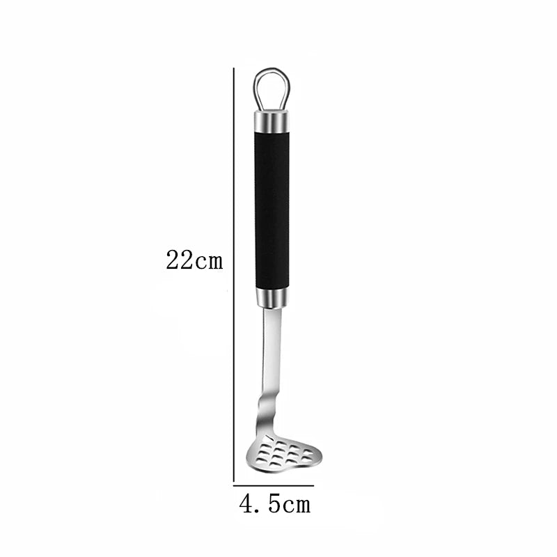 Prensapuré Manual de Acero Inoxidable – Triturador de Papas y Verduras