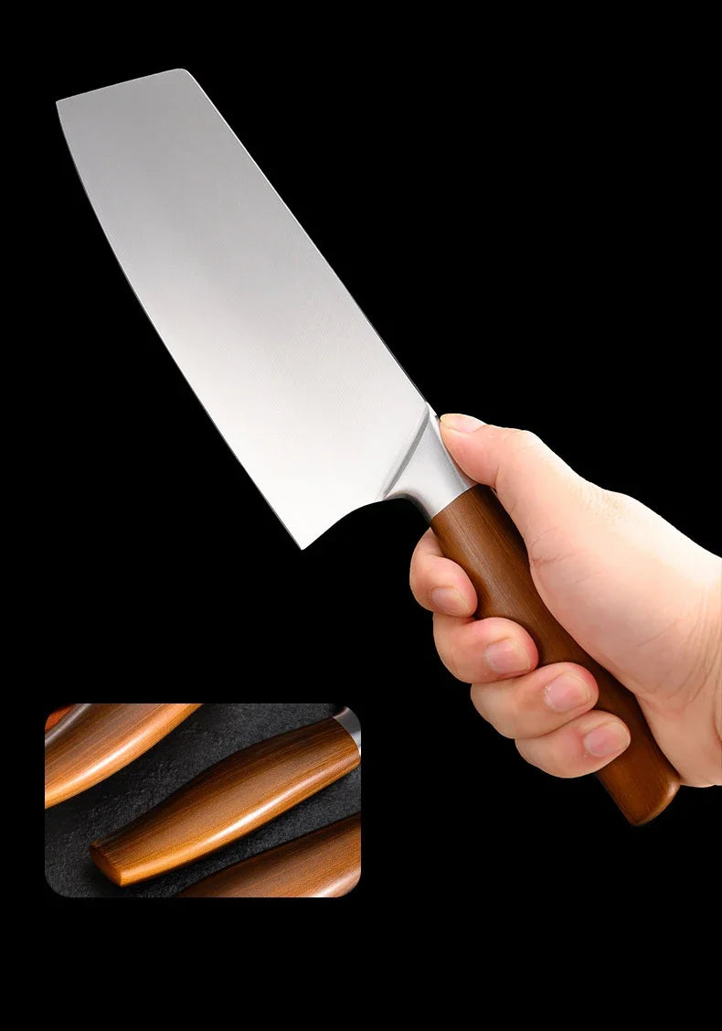 Juego de Cuchillos de Chef – Acero Inoxidable Japonés, Multiusos y Ergonómico - 369 view