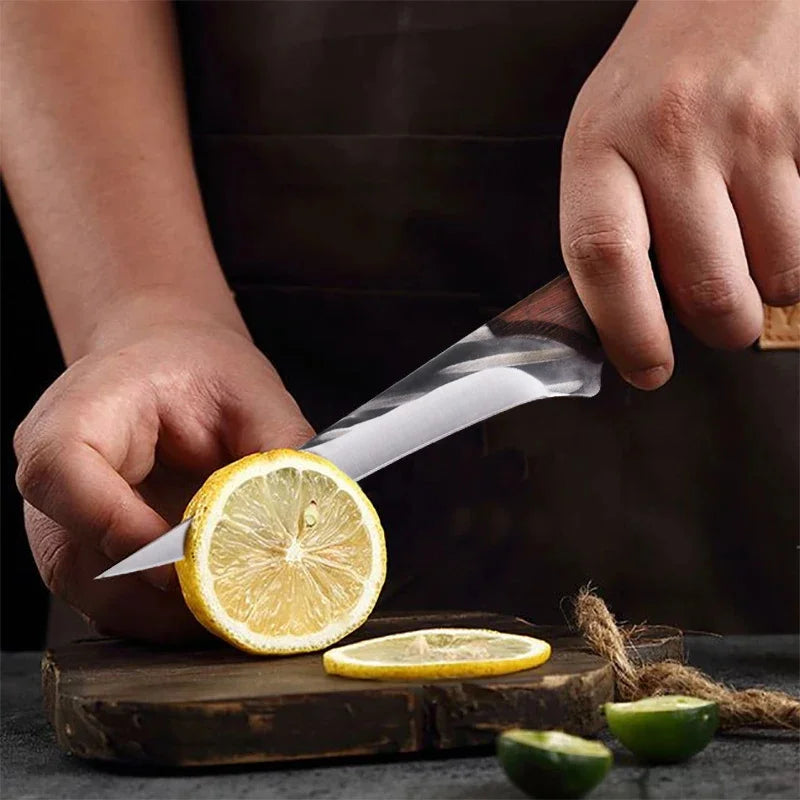 Cuchillo Deshuesador Forjado – Acero Inoxidable, Mango de Madera, Profesional - 369 view