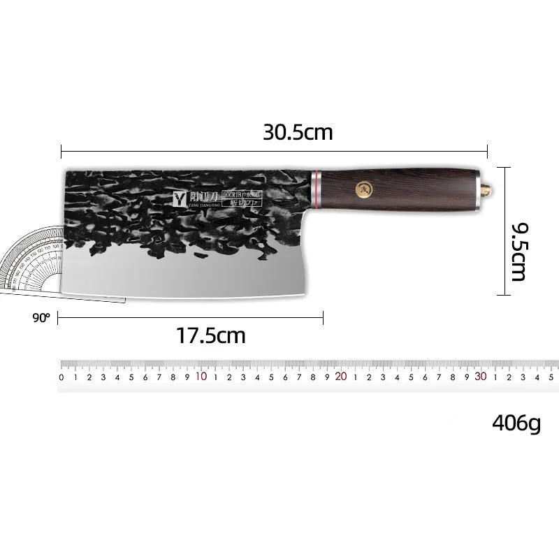 Cuchillo Forjado BAKULI – Alta Calidad, Afilado y Resistente para Carne y Verduras - 369 view