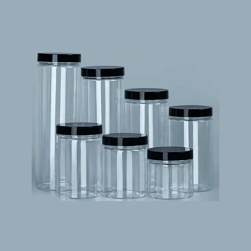 Clear Sealed Can With Lid Food Smell Odor Proof Storage Packaging Bottle Coffee Beans Seasoning Container Kitchen Accessories