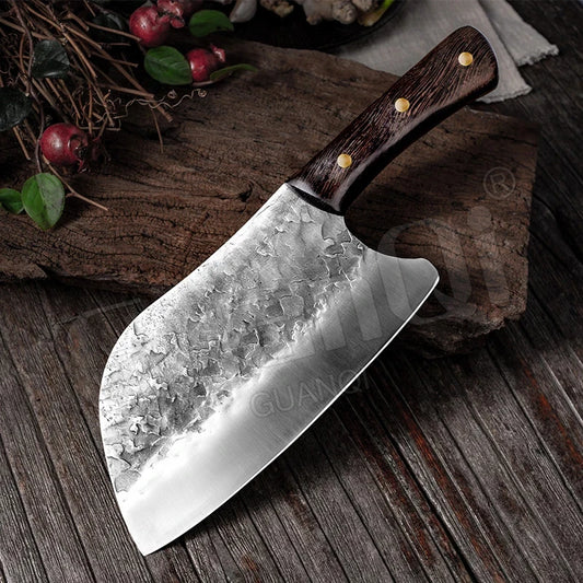 Cuchillo de Cocina Forjado a Mano – Picador de Huesos Profesional - 369 view