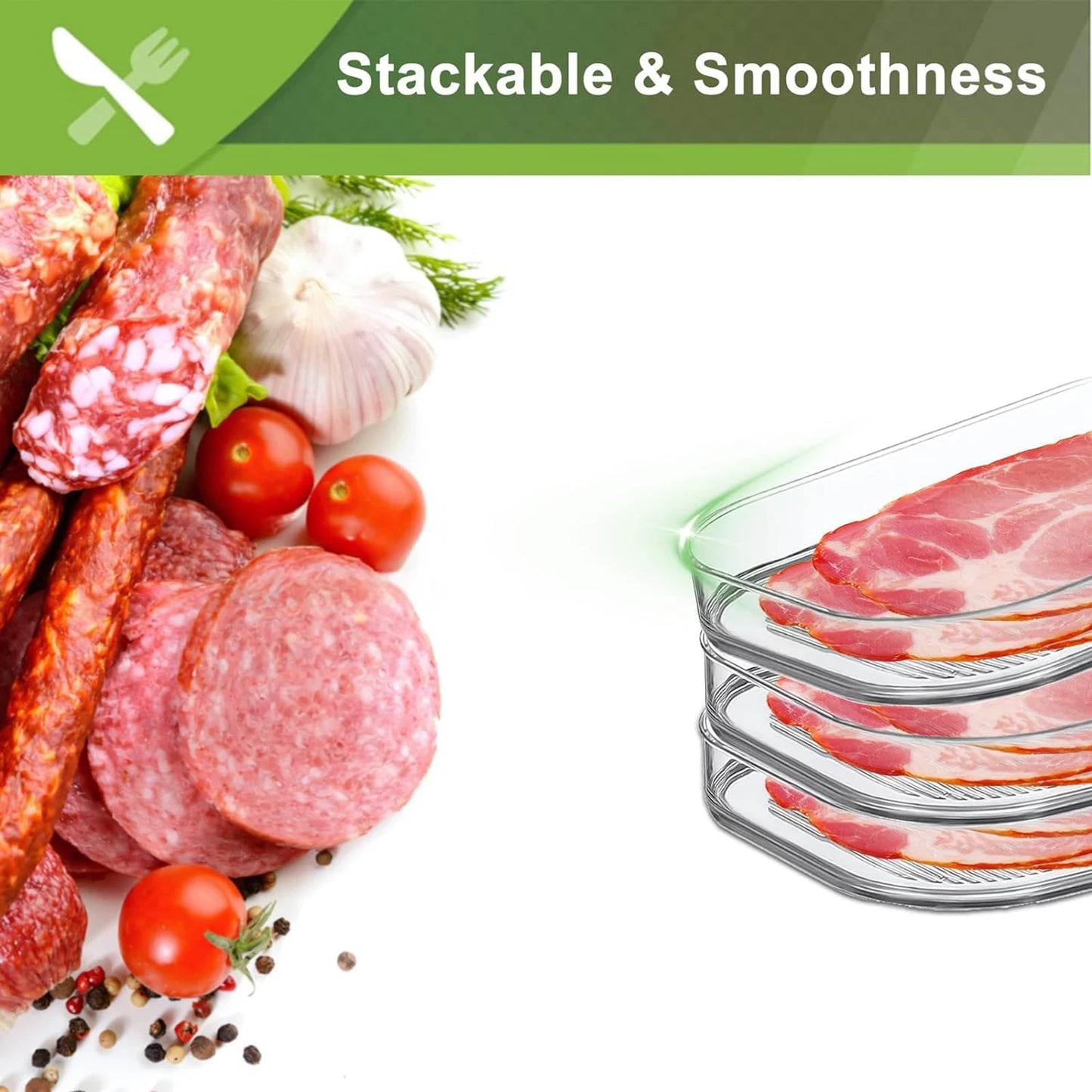 Contenedor Hermético para Carne con Tapa – Almacenamiento en Refrigerador