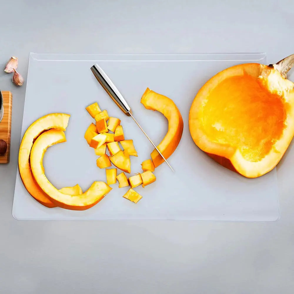 Transparent Acrylic Non Slip Chopping Boards Over The Countertop Protection ,Clear Cutting Boards For Kitchen Essentials