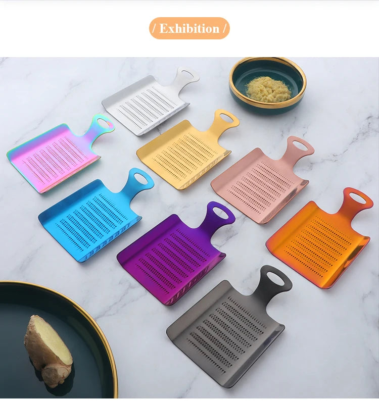 Triturador de Ajo y Jengibre de Acero Inoxidable – Herramienta de Cocina Multifuncional