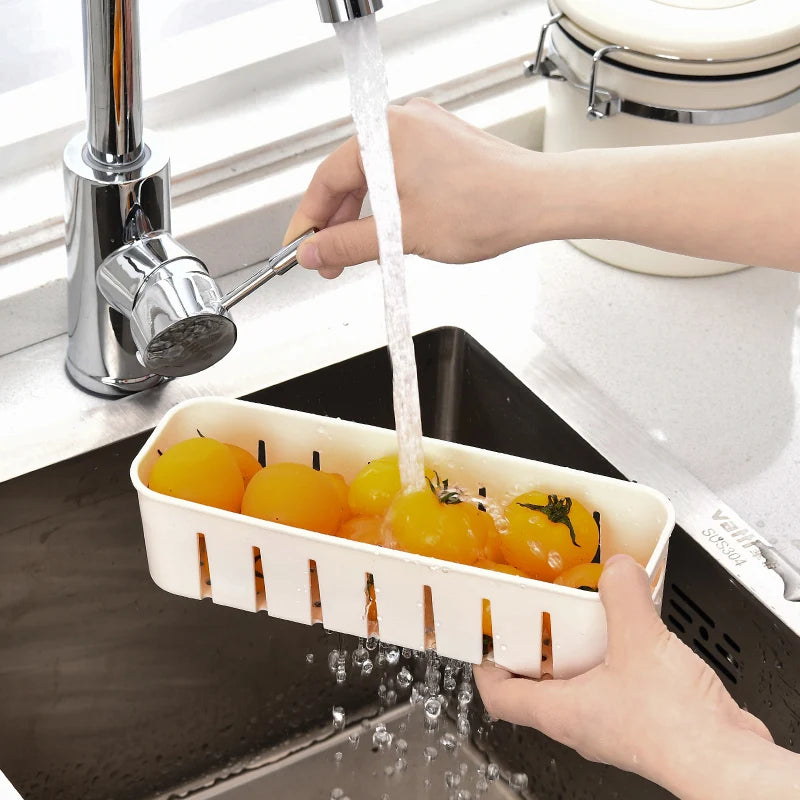 Caja de Almacenamiento con Drenaje y Asa – Organizador para Refrigerador