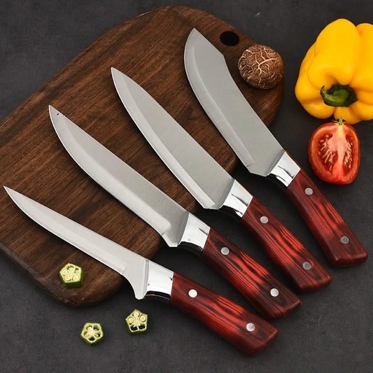 Cuchillo de Chef de Acero Inoxidable Forjado a Mano - 369 view