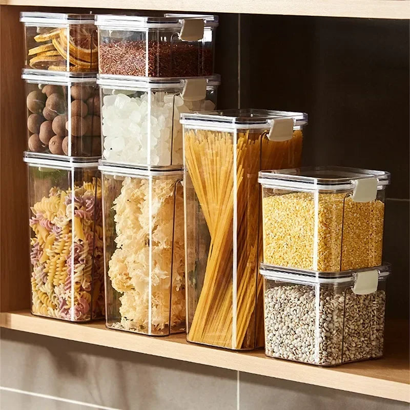 Tarros Sellados de Gran Capacidad – Almacenamiento Hermético para Cocina