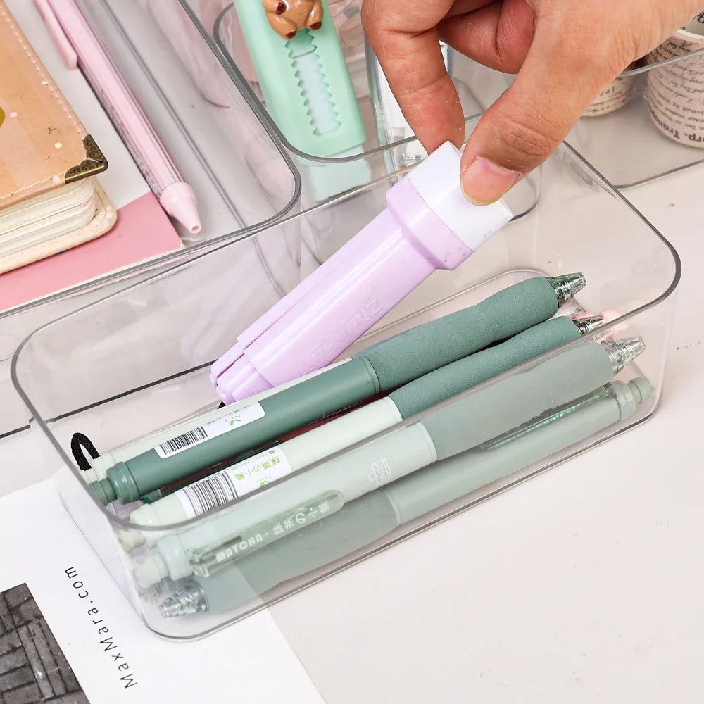Caja de Almacenamiento Transparente de Gran Capacidad – Organizador para Cosméticos y Accesorios - 369 view