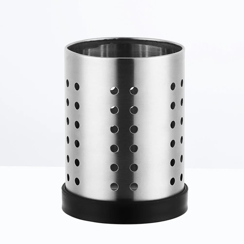 Organizador de Cubiertos de Acero Inoxidable – Escurridor y Almacenamiento