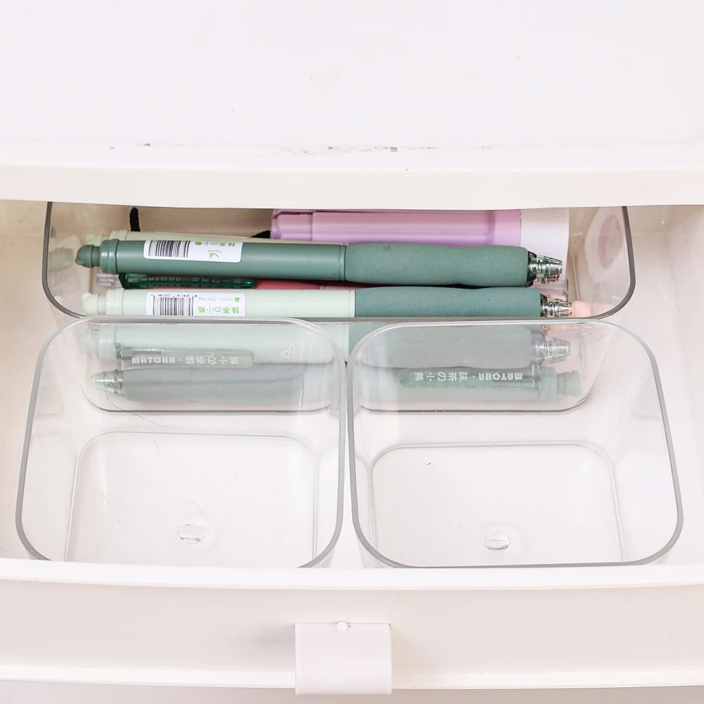 Caja de Almacenamiento Transparente de Gran Capacidad – Organizador para Cosméticos y Accesorios - 369 view