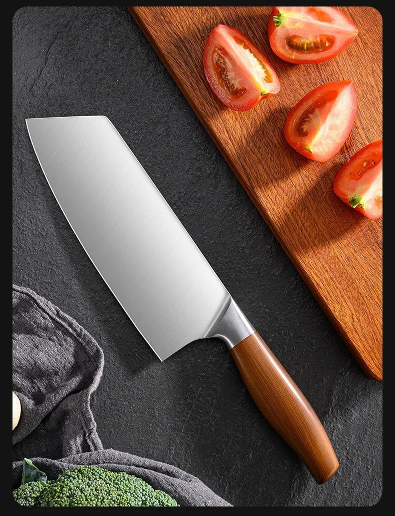 Juego de Cuchillos de Chef – Acero Inoxidable Japonés, Multiusos y Ergonómico - 369 view