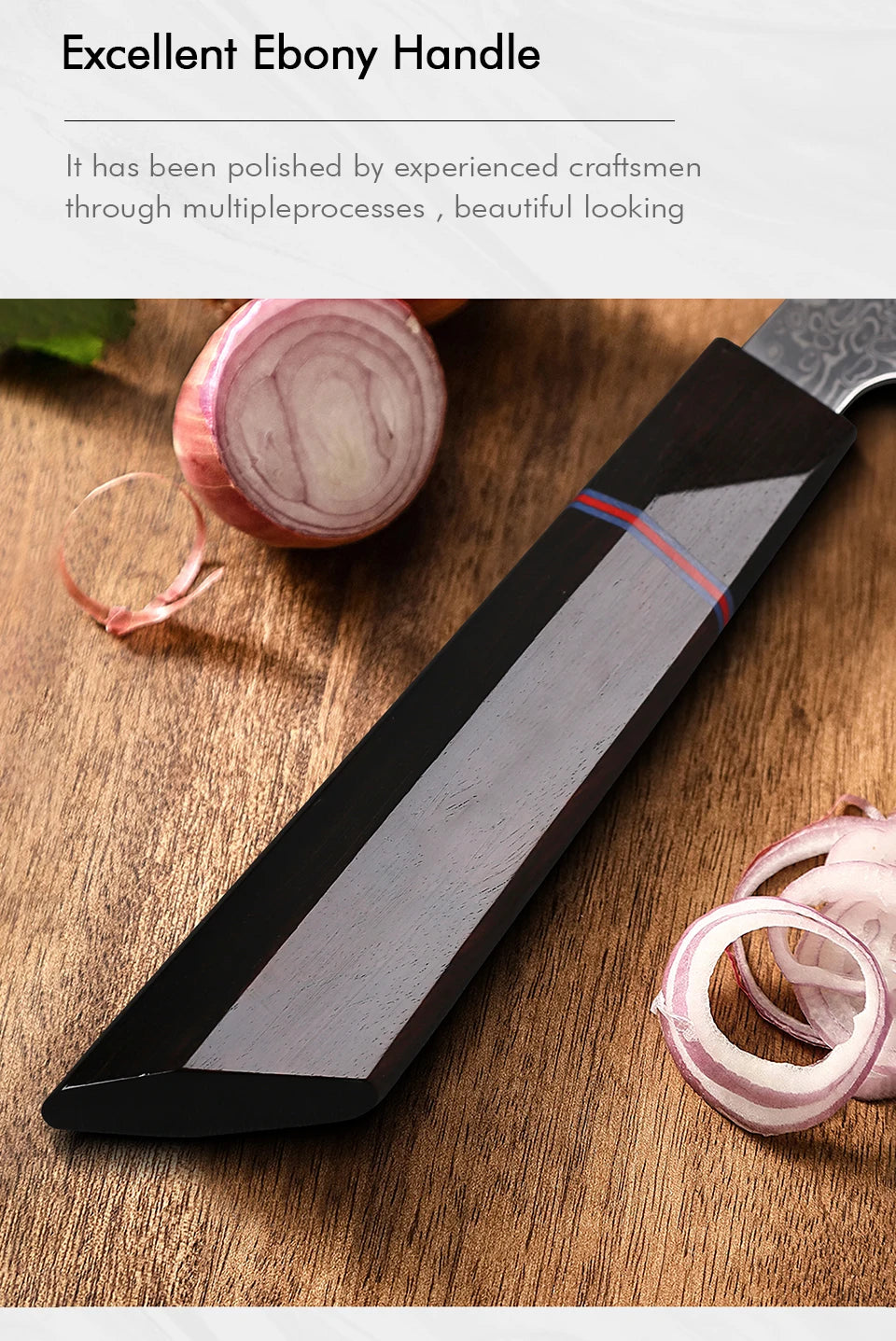 5" Utility Knife Damascus Professional Japanese Chef Knives Kitchen Cut Peeling Paring Fruit Vegetable Meat Slicer Cooking Tools