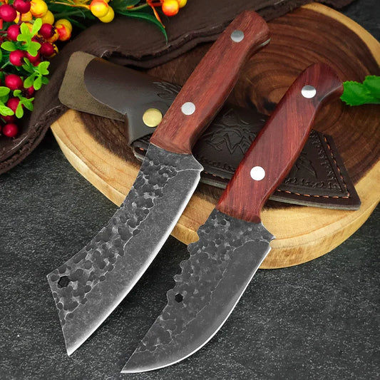 Cuchillo Deshuesador Forjado a Mano con Mango de Palisandro - 369 view