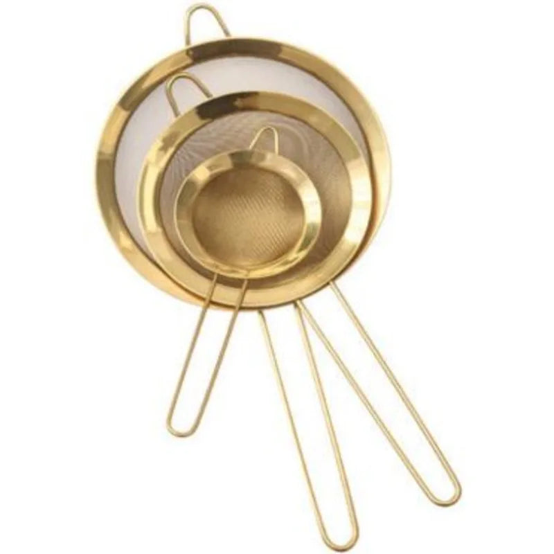 304/201 Gold-plated stainless steel soybean milk filter screen flour sieve oil grid stainless steel diagonal diagonal oil grid - 369 view