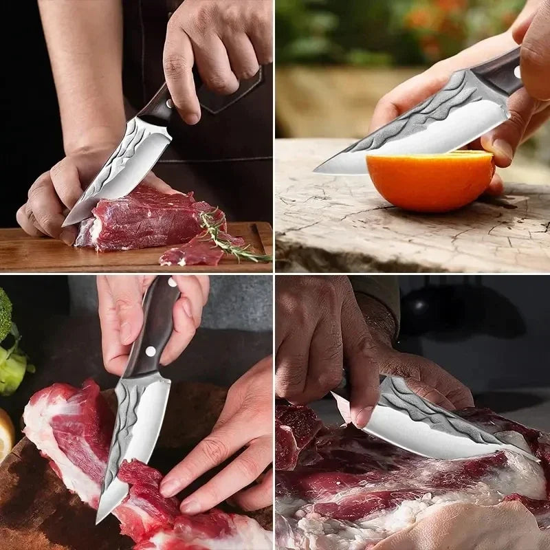 Cuchillo Deshuesador Forjado – Acero Inoxidable, Mango de Madera, Profesional - 369 view