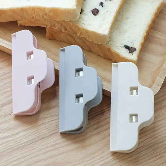 6PCS Chip Bag Clips , Portable large Kitchen Storage Food Snack Seal Sealing Bag Clips Sealer Clamp Plastic Tool for Bag - 369 view