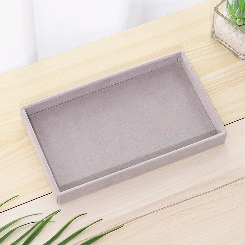 Bandeja de Terciopelo para Joyería – Organizador Apilable y Portátil