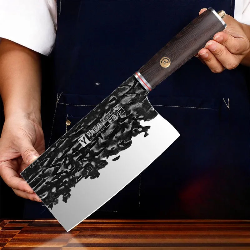 Cuchillo Forjado BAKULI – Alta Calidad, Afilado y Resistente para Carne y Verduras - 369 view