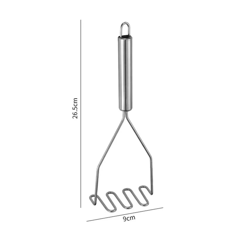 Prensapuré Manual de Acero Inoxidable – Triturador de Papas y Verduras