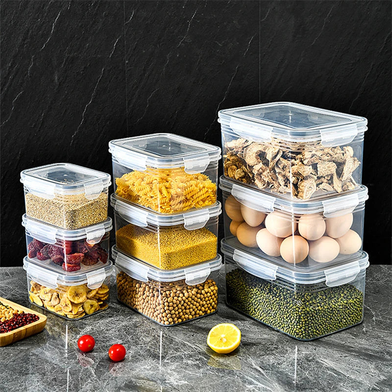 Caja de Almacenamiento para Refrigerador con Drenaje – Organizador de Frutas y Verduras