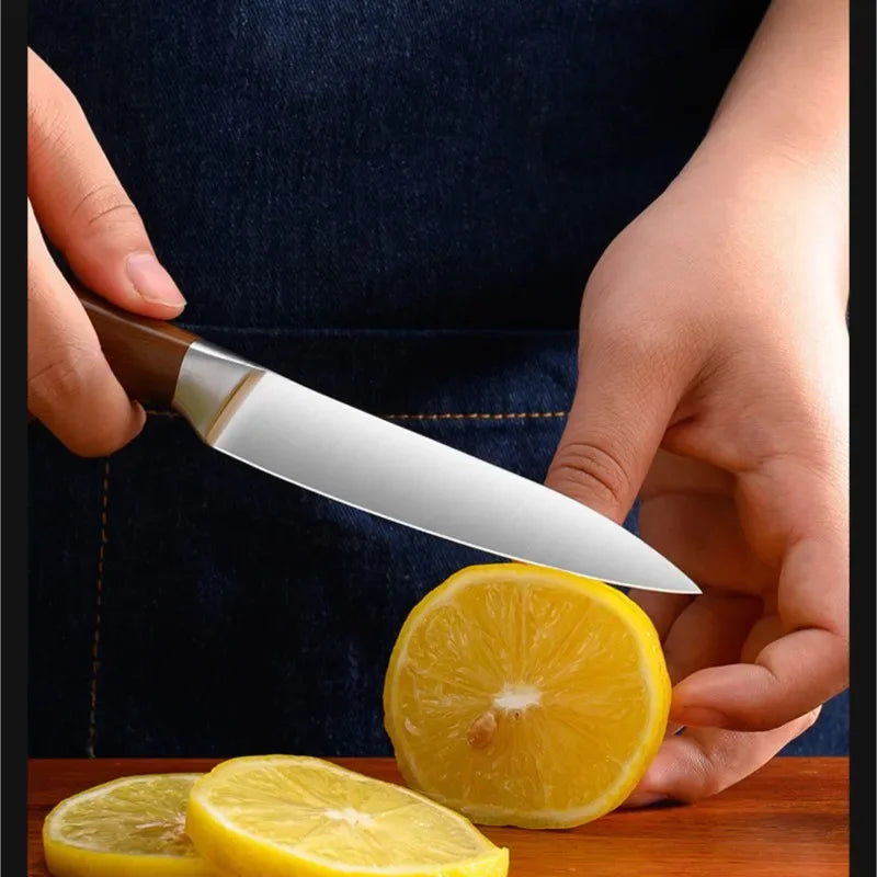 Juego de Cuchillos de Chef – Acero Inoxidable Japonés, Multiusos y Ergonómico - 369 view