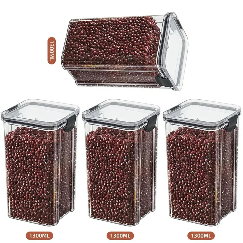 Tarros Sellados de Gran Capacidad – Almacenamiento Hermético para Cocina