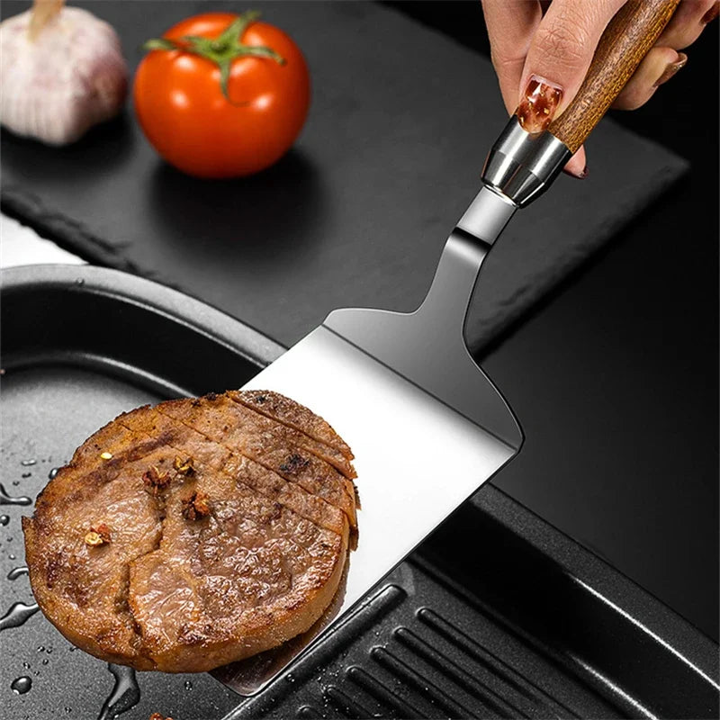 Espátula de Acero Inoxidable para Parrilla y Cocina – Multiusos
