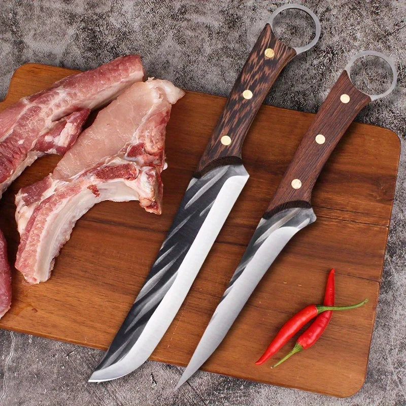 Cuchillo Deshuesador Forjado – Acero Inoxidable, Mango de Madera, Profesional - 369 view