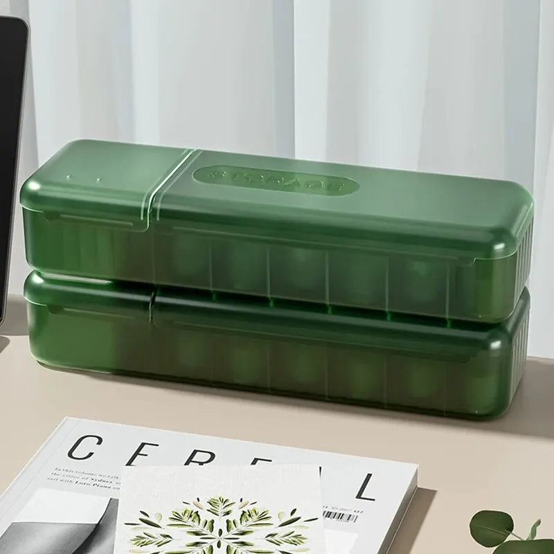 Caja Organizadora de Cables con 7 Compartimentos – Gestión de Cables para Hogar y Viaje
