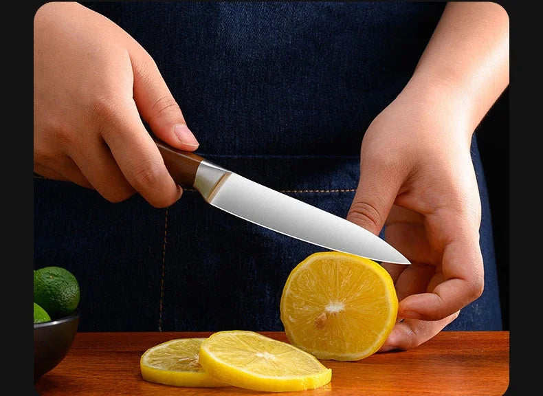 Juego de Cuchillos de Chef – Acero Inoxidable Japonés, Multiusos y Ergonómico - 369 view