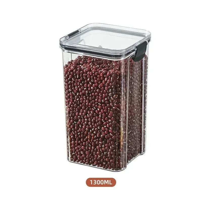Caja Hermética de Almacenamiento para Snacks y Granos – Protección contra la Humedad