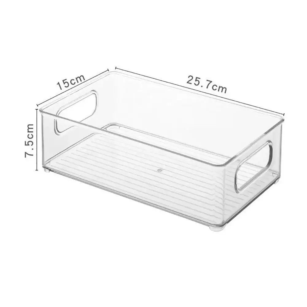 Caja Organizadora Transparente Apilable – Almacenamiento Multiuso