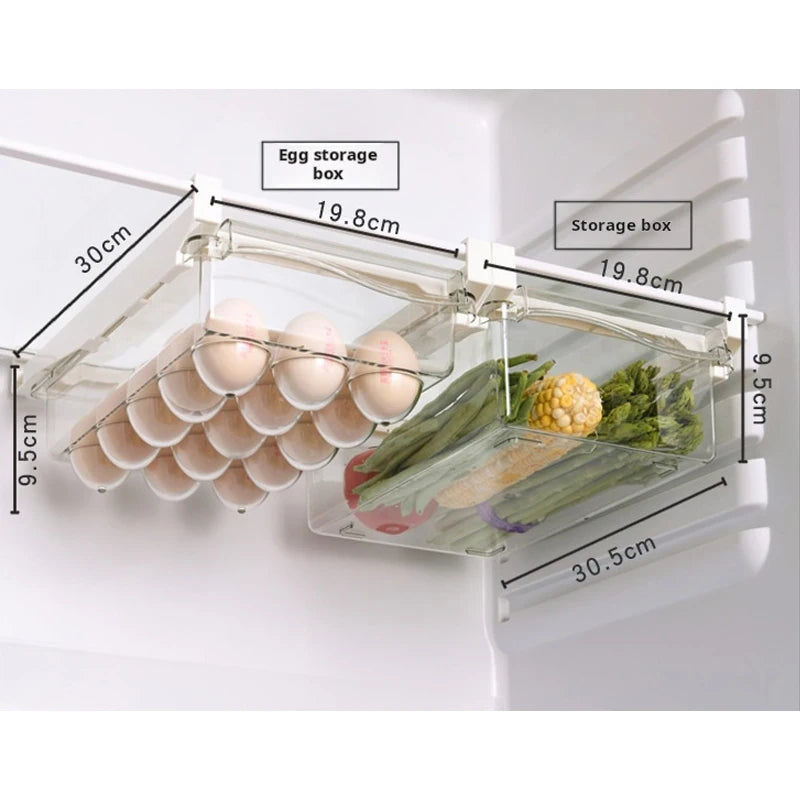 Caja de Almacenamiento para Huevos con Diseño de Cajón – Conservación Fresca y Organizada - 369 view