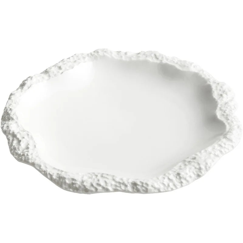 Plato de Cerámica Estilo Rockpattern – Diseño Moderno y Elegante