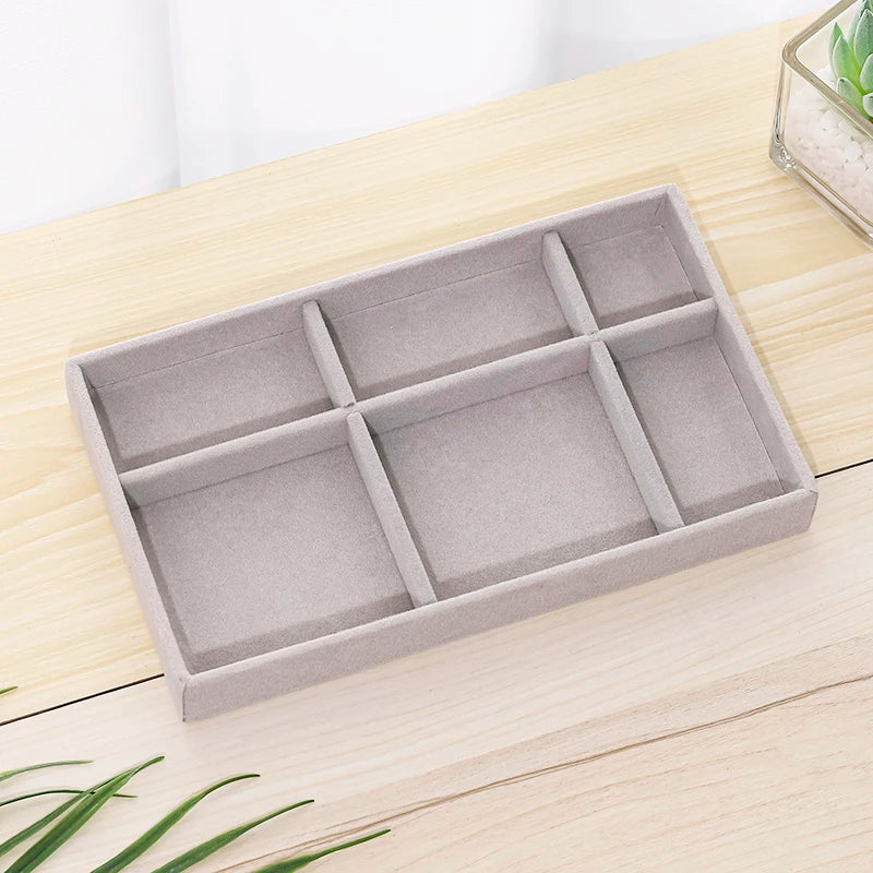 Bandeja de Terciopelo para Joyería – Organizador Apilable y Portátil