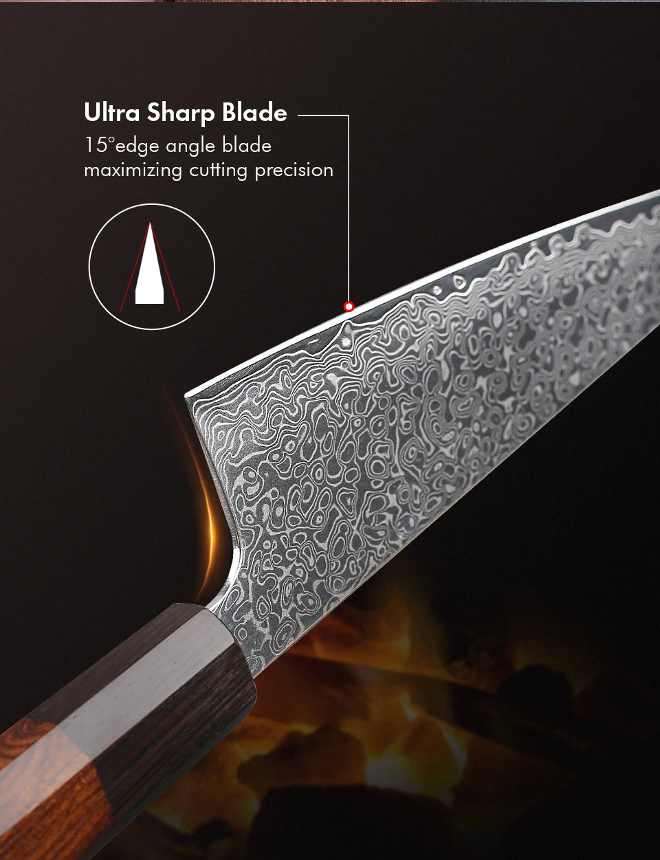 TURWHO 6" Japanese Hand Forged Honesuki Chef Knife Damascus Steel Professional Kitchen Knives Sharp Utility Boning Cooking Tools